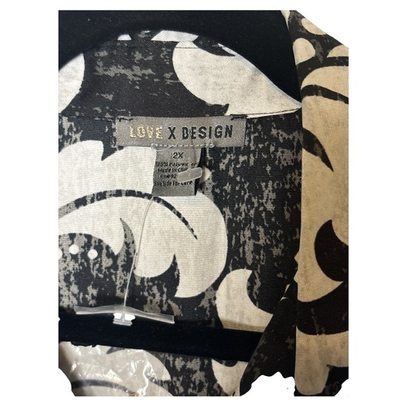 Black and White A-Line Midi Skirt for Cocktail - Picture 5 of 5